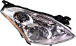Driver and Passenger Side Halogen Headlights, with Bulbs, Sedan