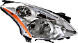 Driver and Passenger Side Halogen Headlights, with Bulbs, Sedan, CAPA Certified