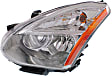 2011-2012 Nissan Rogue - Driver and Passenger Side Halogen Headlight, With bulb(s), OE Replacement