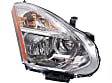 2011-2012 Nissan Rogue - Driver and Passenger Side Halogen Headlight, With bulb(s), OE Replacement