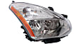 2011-2012 Nissan Rogue - Driver and Passenger Side Halogen Headlight, With bulb(s), OE Replacement
