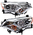 2011 Nissan Quest - Driver and Passenger Side Halogen Headlight, With bulb(s), OE Replacement, CAPA Certified