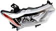 2011 Nissan Quest - Driver and Passenger Side Halogen Headlight, With bulb(s), OE Replacement, CAPA Certified