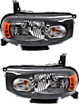 Driver and Passenger Side Headlights, with Bulbs, Halogen, Wagon