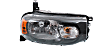 2009-2014 Nissan Cube - Driver and Passenger Side Headlights, with Bulbs, Halogen, Wagon, CAPA Certified