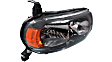 2009-2014 Nissan Cube - Driver and Passenger Side Headlights, with Bulbs, Halogen, Wagon, CAPA Certified
