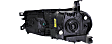 2009-2014 Nissan Cube - Driver and Passenger Side Headlights, with Bulbs, Halogen, Wagon, CAPA Certified