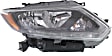 2014 Nissan Rogue - Driver and Passenger Side Halogen Headlight, With bulb(s), OE Replacement
