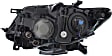 2014 Nissan Rogue - Driver and Passenger Side Halogen Headlight, With bulb(s), OE Replacement