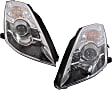 Driver and Passenger Side Headlights, with Bulbs, HID/Xenon, with HID Bulbs and ballast