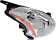 Driver and Passenger Side Headlights, with Bulbs, HID/Xenon, with HID Bulbs and ballast, Sedan