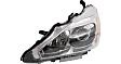 Driver and Passenger Side Headlights, with Bulbs, Halogen, Sedan