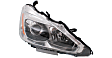 Driver and Passenger Side Headlights, with Bulbs, Halogen, Sedan