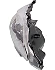 Driver and Passenger Side Headlights, with Bulbs, Halogen, Sedan