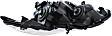 Driver and Passenger Side Headlights, with Bulbs, Halogen, Sedan, CAPA Certified
