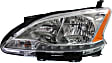 Driver and Passenger Side Halogen Headlight, With bulb(s), OE Replacement