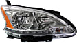 Driver and Passenger Side Halogen Headlight, With bulb(s), OE Replacement