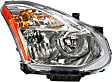 2013 Nissan Rogue - Driver and Passenger Side Halogen Headlight, With bulb(s), OE Replacement