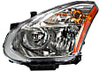 2013 Nissan Rogue - Driver and Passenger Side Halogen Headlight, With bulb(s), OE Replacement
