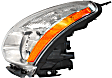 2013 Nissan Rogue - Driver and Passenger Side Halogen Headlight, With bulb(s), OE Replacement