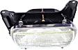 Driver and Passenger Side Headlights, with Bulbs, Halogen, with wiring harness