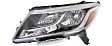 2013-2016 Nissan Pathfinder - Driver and Passenger Side Halogen Headlight, With bulb(s), OE Replacement
