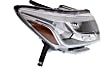 2013-2016 Nissan Pathfinder - Driver and Passenger Side Halogen Headlight, With bulb(s), OE Replacement