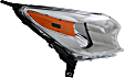 2014 Nissan Versa Note - Driver and Passenger Side Halogen Headlight, With bulb(s), OE Replacement