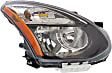 Driver and Passenger Side Halogen Headlight, With bulb(s), OE Replacement