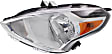 Driver and Passenger Side Halogen Headlight, With bulb(s), OE Replacement, CAPA Certified