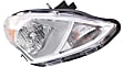 Driver and Passenger Side Halogen Headlight, With bulb(s), OE Replacement, CAPA Certified