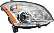 Driver and Passenger Side Halogen Headlight, With bulb(s), OE Replacement