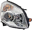 Driver and Passenger Side Halogen Headlight, With bulb(s), OE Replacement