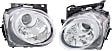 2015 Nissan Juke - Driver and Passenger Side Halogen Headlight, With bulb(s), OE Replacement, CAPA Certified