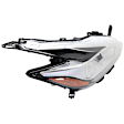 2016 Nissan Murano - Driver and Passenger Side Halogen Headlight, With bulb(s), OE Replacement