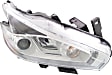 Driver and Passenger Side LED Headlight, With bulb(s), OE Replacement
