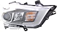 Driver and Passenger Side Halogen Headlight, With bulb(s), OE Replacement