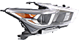 Driver and Passenger Side Halogen Headlight, With bulb(s), OE Replacement
