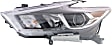 Driver and Passenger Side Halogen Headlight, With bulb(s), OE Replacement, CAPA Certified