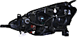 Driver and Passenger Side Halogen Headlight, With bulb(s), OE Replacement