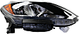 Driver and Passenger Side Halogen Headlight, With bulb(s), OE Replacement