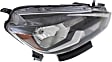 Driver and Passenger Side Halogen Headlight, With bulb(s), OE Replacement, CAPA Certified