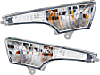 Front, Driver and Passenger Side Turn Signal Light, With bulb(s)