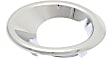 Front, Driver and Passenger Side Fog Light Trims, Chrome