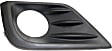 Front, Driver and Passenger Side Fog Light Trims, Textured Black