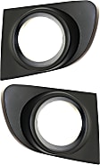 2011 Nissan Sentra - Front, Driver and Passenger Side Fog Light Trim, Textured Black