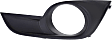 Front, Driver and Passenger Side Fog Light Trims, Textured Black