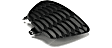 Fog Light Cover - Front, Driver and Passenger Side, Textured Black
