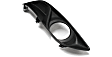 Front, Driver and Passenger Side Fog Light Trims, Textured Black, For Models with Standard Type Bumper Cover