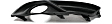 Front, Driver and Passenger Side Fog Light Trims, Textured Black, For Models with Standard Type Bumper Cover
